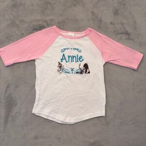 Creations of Grace Frozen Olaf Sven Annie Embroidered Baseball Shirt‎ 3T